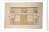 Design for the Lyons Hall (Yellow Drawing-Room) in the Great Palace of Tsarskoye Selo, Early 1780s by Charles Cameron