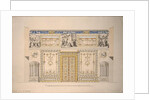 Design for the Lyons Hall (Yellow Drawing-Room) in the Great Palace of Tsarskoye Selo, Early 1780s by Charles Cameron