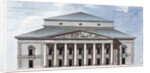 Facade of the Saint Petersburg Imperial Bolshoi Kamenny Theatre, 1802 by Jean François Thomas de Thomon