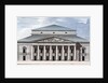 Facade of the Saint Petersburg Imperial Bolshoi Kamenny Theatre, 1802 by Jean François Thomas de Thomon