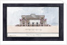 Design of the Stock Exchange Building in Saint Petersburg, 1804 by Jean François Thomas de Thomon