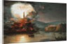 Fireworks at Kaniow in honor of Catherine II in 1787, 1787 by Jan Bogumil Plersch