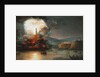 Fireworks at Kaniow in honor of Catherine II in 1787, 1787 by Jan Bogumil Plersch