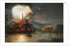 Fireworks at Kaniow in honor of Catherine II in 1787, 1787 by Jan Bogumil Plersch