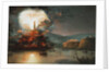 Fireworks at Kaniow in honor of Catherine II in 1787, 1787 by Jan Bogumil Plersch