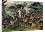 The Battle of Maloyaroslavets on 24 October 1812, 1900-1910 by Nikolai Semyonovich Samokish