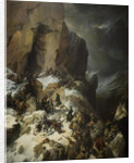 Suvorov crossing the Panix Pass, 1860 by Alexander von Kotzebue