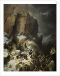 Suvorov crossing the Panix Pass, 1860 by Alexander von Kotzebue