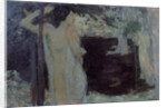 Woman at Black Lake, 1904 by Jan Preisler
