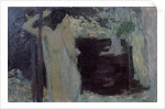 Woman at Black Lake, 1904 by Jan Preisler