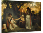 The Old Jewish Cemetery in Prague, 1857 by Jaroslav Cermak