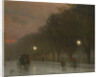 Prague at dusk, c. 1910 by Jakub Schikaneder