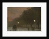 Prague at dusk, c. 1910 by Jakub Schikaneder