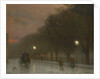 Prague at dusk, c. 1910 by Jakub Schikaneder