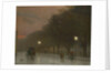 Prague at dusk, c. 1910 by Jakub Schikaneder