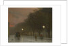 Prague at dusk, c. 1910 by Jakub Schikaneder