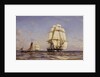 Russian Frigate Mercury, 1879 by Alexander Karlovich Beggrov