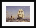Russian Frigate Mercury, 1879 by Alexander Karlovich Beggrov