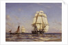 Russian Frigate Mercury, 1879 by Alexander Karlovich Beggrov