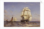 Russian Frigate Mercury, 1879 by Alexander Karlovich Beggrov