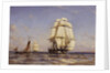 Russian Frigate Mercury, 1879 by Alexander Karlovich Beggrov