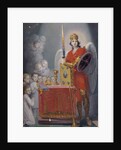The Children of the Emperor Paul I before the altar, protected by Archangel Michael by Vladimir Lukich Borovikovsky