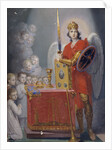 The Children of the Emperor Paul I before the altar, protected by Archangel Michael by Vladimir Lukich Borovikovsky