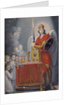 The Children of the Emperor Paul I before the altar, protected by Archangel Michael by Vladimir Lukich Borovikovsky