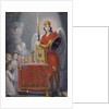 The Children of the Emperor Paul I before the altar, protected by Archangel Michael by Vladimir Lukich Borovikovsky