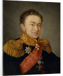 Portrait of the Pavel Nikolayevich Choglokov, 1820s by S. Komenko