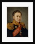 Portrait of the Pavel Nikolayevich Choglokov, 1820s by S. Komenko