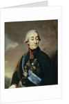 Portrait of Ivan Varfolomeevich Lamb, 1801 by Dmitri Grigorievich Levitsky