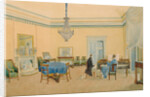 Interior with figures. The Music Room, 1830-1839 by Anonymous