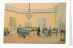 Interior with figures. The Music Room, 1830-1839 by Anonymous