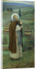 Saint Sergius labours (Triptych, Left part), 1896 by Mikhail Vasilyevich Nesterov