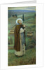 Saint Sergius labours (Triptych, Left part), 1896 by Mikhail Vasilyevich Nesterov