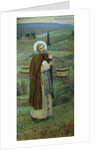 Saint Sergius labours (Triptych, Left part), 1896 by Mikhail Vasilyevich Nesterov