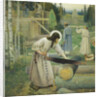 Saint Sergius labours (Triptych, Mid part), 1896 by Mikhail Vasilyevich Nesterov
