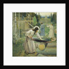 Saint Sergius labours (Triptych, Mid part), 1896 by Mikhail Vasilyevich Nesterov