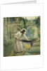 Saint Sergius labours (Triptych, Mid part), 1896 by Mikhail Vasilyevich Nesterov