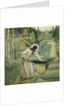 Saint Sergius labours (Triptych, Mid part), 1896 by Mikhail Vasilyevich Nesterov