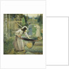 Saint Sergius labours (Triptych, Mid part), 1896 by Mikhail Vasilyevich Nesterov