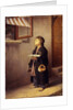 An Apprentice watching a parrot, 1865 by Vasili Grigoryevich Perov