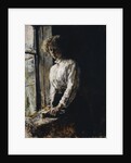 At the window. Portrait of Olga Fyodorovna Trubnikova, 1886 by Valentin Alexandrovich Serov