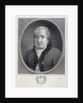 Portrait of the architect Giacomo Quarenghi, Late 18th cent by Joseph Saunders