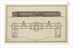 Project of Smolny Institute. The Main Facade and the Ground Floor Plan, 1806-1808 by Giacomo Antonio Domenico Quarenghi