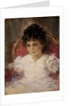 Portrait of Tatyana Sergeevna Khokhlova, née Botkina as Child by Valentin Alexandrovich Serov