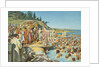 The baptism of the residents of Kiev in 988 by Klavdi Vasilyevich Lebedev