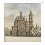 Project for the Church of the Dormition of the Theotokos at the Pokrovka Street in Moscow by Giacomo Antonio Domenico Quarenghi