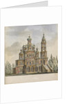 Project for the Church of the Dormition of the Theotokos at the Pokrovka Street in Moscow by Giacomo Antonio Domenico Quarenghi